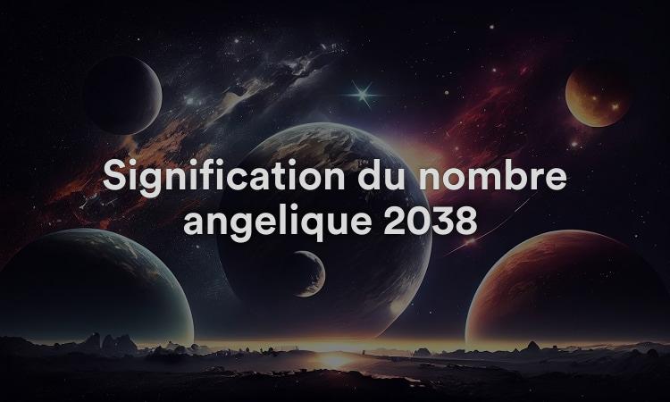 Signification du nombre angélique 2038 : continuez à travailler dur
