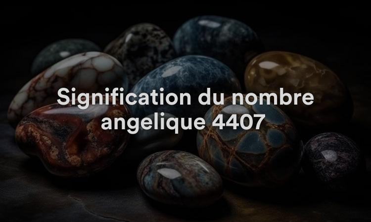 Signification du nombre angélique 4407 Soyez fort et persévérant