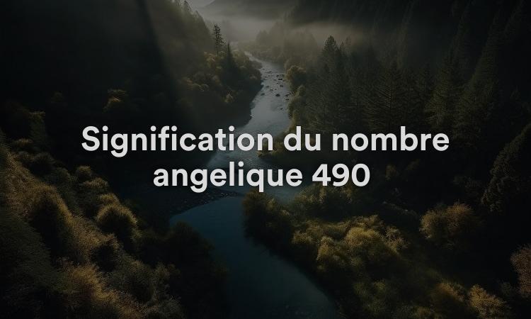 Signification du nombre angélique 490 : voyage spirituel