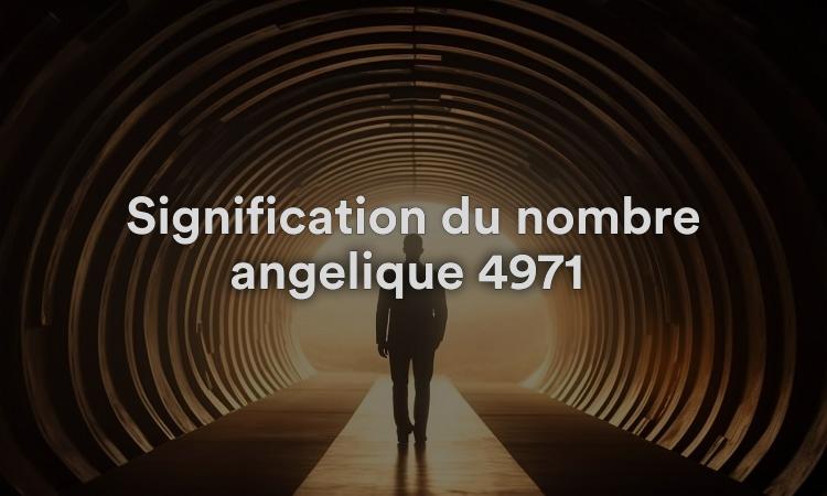 Signification du nombre angélique 4971 : unité et paix totale