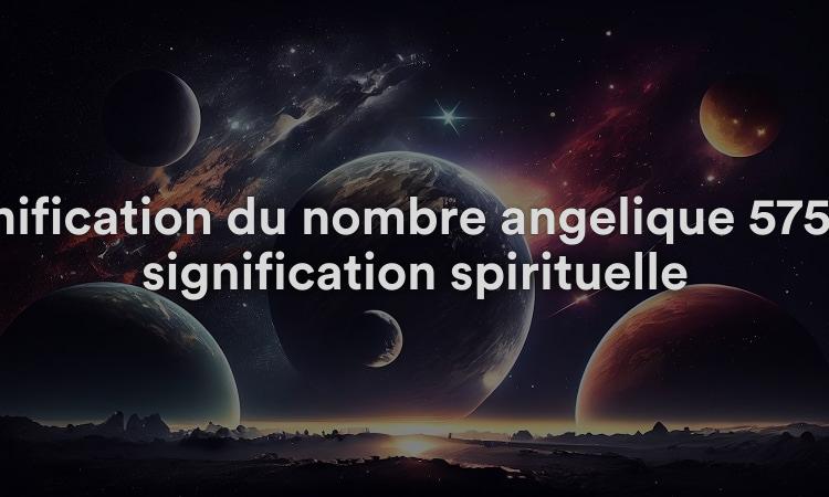 Signification du nombre angélique 5757 et signification spirituelle