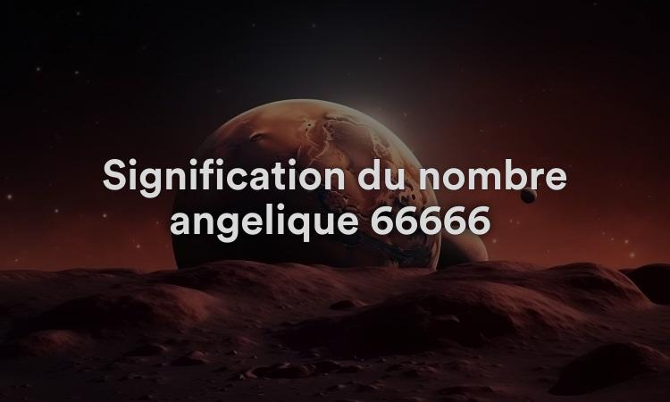 Signification du nombre angélique 66666 : chemin spirituel florissant