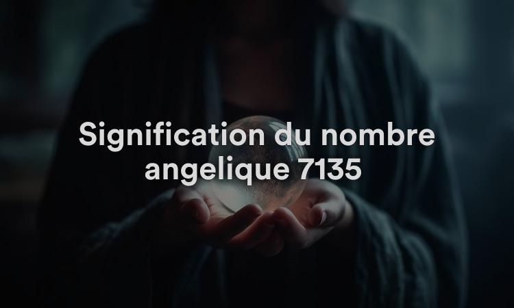 Signification du nombre angélique 7135 : mettre en accusation la négativité