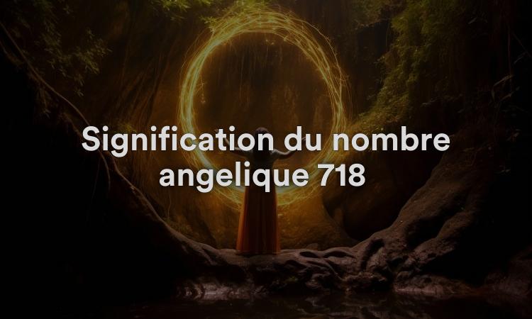 Signification du nombre angélique 718 : apprendre et grandir