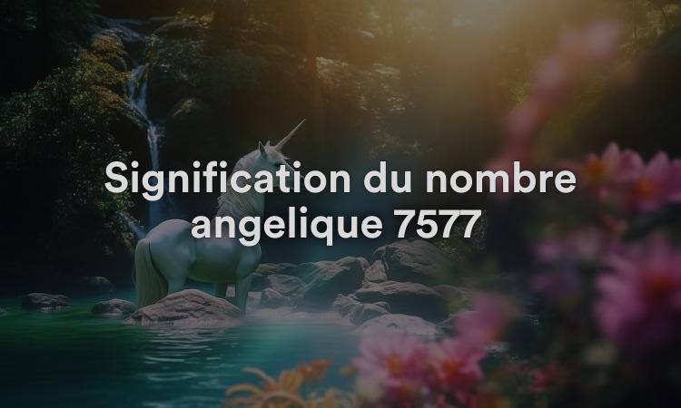 Signification du nombre angélique 7577 Avantages de la connaissance