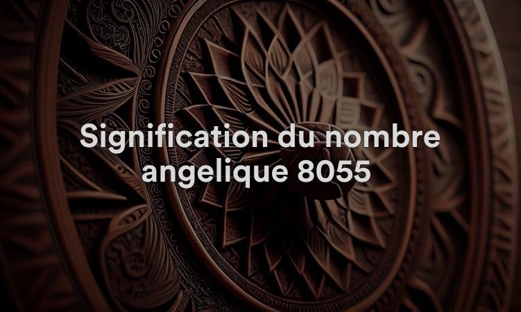 Signification du nombre angélique 8055 : nouvelles opportunités