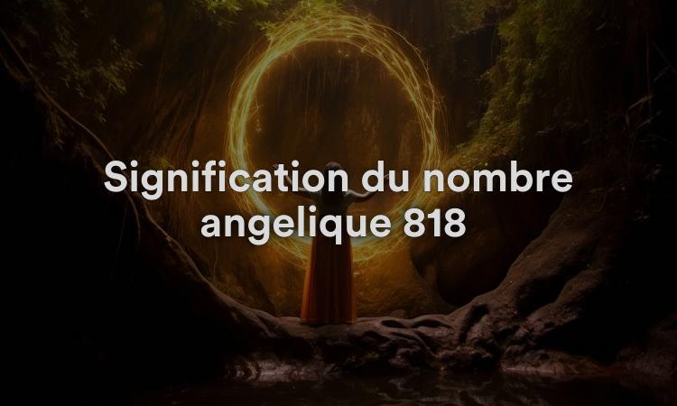 Signification du nombre angélique 818 : autorité personnelle