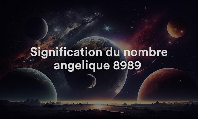 Signification du nombre angélique 8989 : nouveau terrain et nouvelle norme