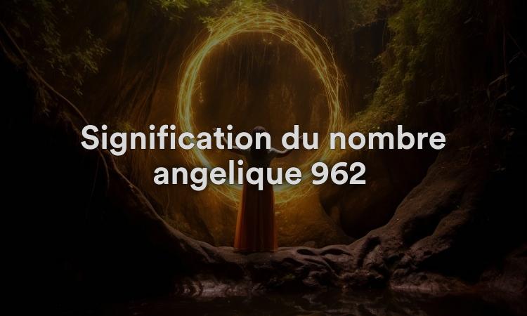 Signification du nombre angélique 962 : la vie est un cadeau précieux