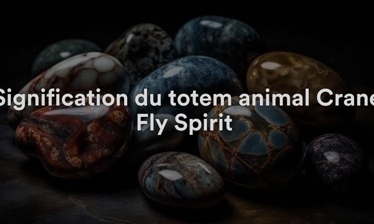 Signification du totem animal Crane Fly Spirit : la simplicité est la clé