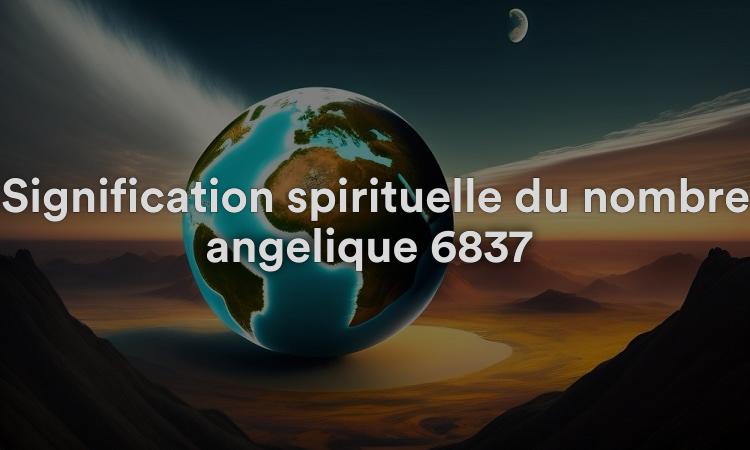 Signification spirituelle du nombre angélique 6837 Que signifie voir 6837 en numérologie et dans la Bible ?