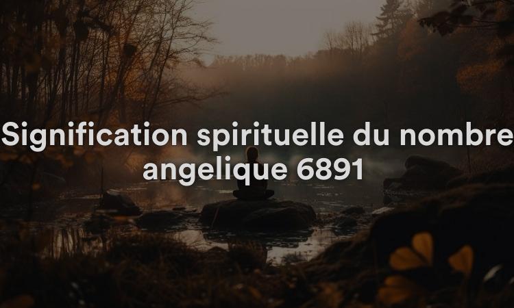 Signification spirituelle du nombre angélique 6891 Que signifie voir 6891 en numérologie et dans la Bible ?