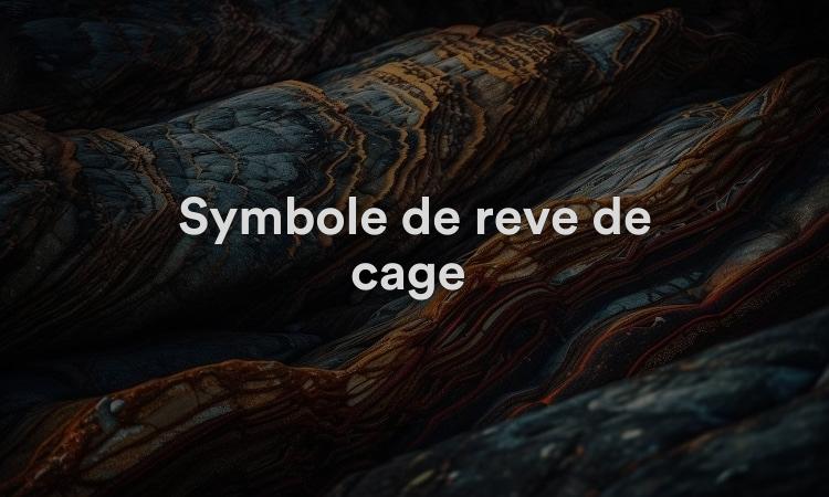 Symbole de rêve de cage Signification, interprétation et symbolisme