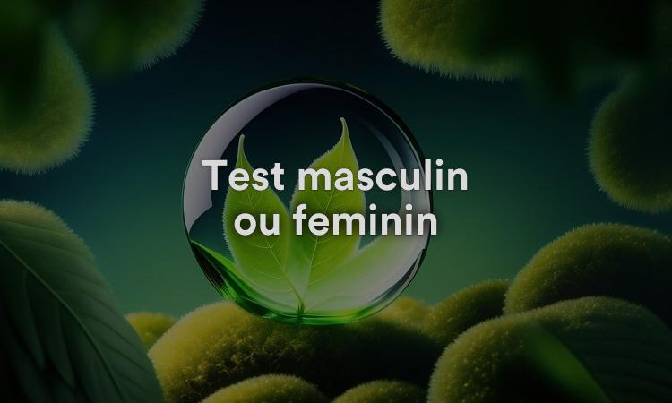Test masculin ou féminin