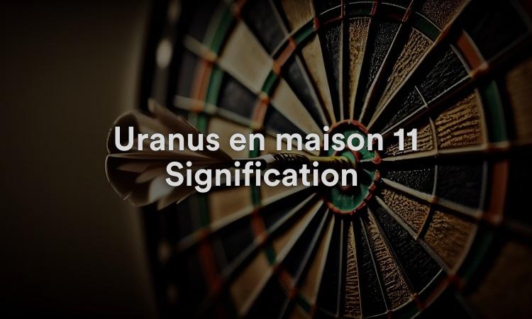 Uranus en maison 11 Signification : réseautage