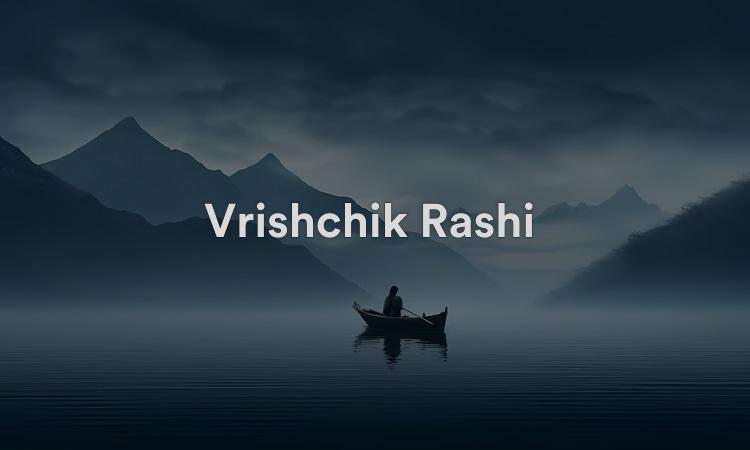 Vrishchik Rashi : Soyez prêt à accepter le changement