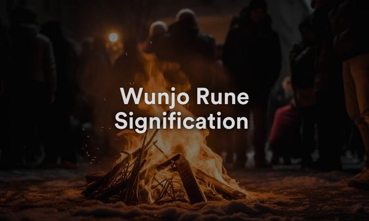 Wunjo Rune Signification : Confort de la maison