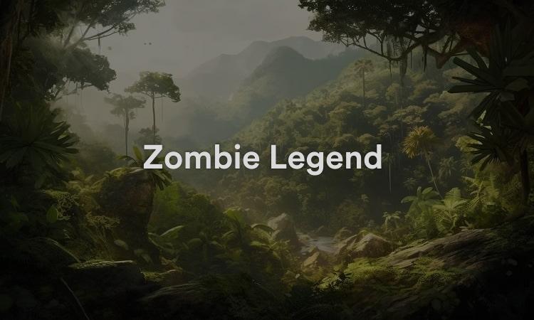 Zombie Legend : Que faire dans une apocalypse zombie